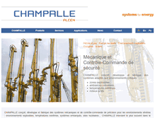 Tablet Screenshot of champalle-alcen.com